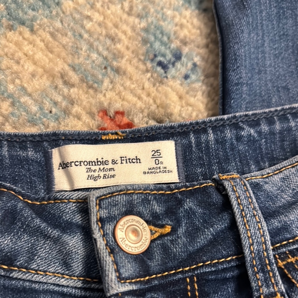 Abercrombie & Fitch Blue High Rise Jeans Classic Style